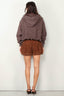 R13 - Hoodie - Balloon popover hoodie - Brown - BYLOTTE