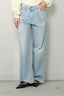 R13 - jeans - DAMON PLEATED WIDE - LENNON BLUE - BYLOTTE