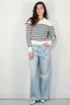 R13 - jeans - DAMON PLEATED WIDE - LENNON BLUE - BYLOTTE