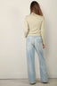 R13 - jeans - DAMON PLEATED WIDE - LENNON BLUE - BYLOTTE
