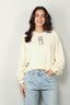 R13 - Trui - Cropped R13 Crewneck - Natural - BYLOTTE