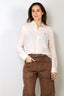 Ralph Lauren - Blouse - Classic Long Sleeve Button Front Shirt - Antique Cream - BYLOTTE
