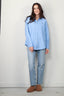 Ralph Lauren - Blouse - Classic Long Sleeve Button Front Shirt - Bristol Blue - BYLOTTE