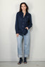 Ralph Lauren - Blouse - Classic Long Sleeve Button Front Shirt - Newport Navy - BYLOTTE