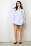 Ralph Lauren - Blouse - Classic Long Sleeve Button Front Shirt - Oxford Blue - BYLOTTE