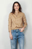 Ralph Lauren - Blouse - Classic Long Sleeve Button Front Shirt - Vintage Khaki - BYLOTTE