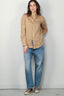 Ralph Lauren - Blouse - Classic Long Sleeve Button Front Shirt - Vintage Khaki - BYLOTTE