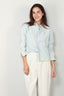 Ralph Lauren - Blouse - Cropped boxy chambray shirt - Chambray - BYLOTTE