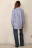 Ralph Lauren - Blouse - Ls ligh st long sleeve button front shirt - Royal/White - BYLOTTE