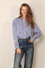 Ralph Lauren - Blouse - Ls ligh st long sleeve button front shirt - Royal/White - BYLOTTE