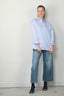 Ralph Lauren - Blouse - Ls Rmsy ST Long Sleeve Blouse - Cabana Blue / White - BYLOTTE