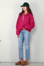 Ralph Lauren - Hoodie - PRL SHRKNHD Long - Sleeve Sweatshirt - Fuschia berry - BYLOTTE