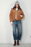 Ralph - Lauren - Jas - Woven puffer coat - Tan - BYLOTTE