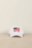 Ralph Lauren - Pet - Embroidered flag twill ball cap - Ceramic white - BYLOTTE