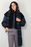 Ralph Lauren - Sjaal - Plaid Fringe Trim Wool - Navy - BYLOTTE