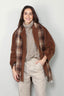 Ralph Lauren - Sjaal - Plaid Wool Alpaca Scarf - Cream - BYLOTTE