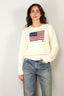 Ralph Lauren - Sweater - Flag cn long sleeve pullover - Cream - BYLOTTE