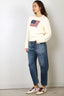 Ralph Lauren - Sweater - Flag cn long sleeve pullover - Cream - BYLOTTE