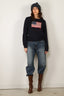 Ralph Lauren - Sweater - Flag cn long sleeve pullover - Navy - BYLOTTE