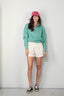 Ralph Lauren - Sweater - HLF ZIP - LONG SLEEVE - SWEATSHIRT - Haven green - BYLOTTE