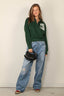 Ralph Lauren - Sweater - Logo Fleece Quarter Zip - Northwest Pine - BYLOTTE