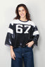 Ralph Lauren - Trui - Sqn Jersey Long Sleeve Pullover - Deep Navy / White - BYLOTTE