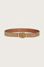 TWP - Riem - Wide Belt - Petrified Oak