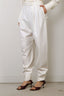 RÓHE - Broek - Balloon Cuf Trousers - Off White - BYLOTTE