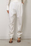 RÓHE - Broek - Balloon Cuf Trousers - Off White - BYLOTTE