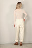 Rohe - Broek - Compact Cotton - Off White - BYLOTTE
