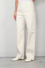 Rohe - Broek - Compact Cotton - Off White - BYLOTTE