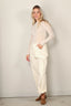 Rohe - Broek - Compact Cotton - Off White - BYLOTTE