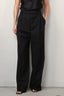 RÓHE - Broek - High Waist Tailored Black Trousers - Black - BYLOTTE