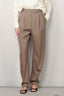 RÓHE - Broek - Round Leg Shaped Tailored Trousers - Khaki - BYLOTTE