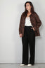 Rohe - Jacket - Mandarin Double Face - Taupe - BYLOTTE