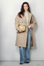 RÓHE - Jas - Garden Coat With Suede Collar - Sand - BYLOTTE