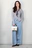 RÓHE - Jeans - Low Waist Wide Leg Denim - Denim Blue - BYLOTTE