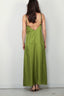 RÓHE - Jurk - Silk Slip Dress Garden - Green - BYLOTTE