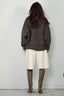 Rohe - Shorts - Leather Loose Fit - Chalk - BYLOTTE