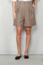 RÓHE - Shorts - Relaxed Tailored Shorts - Khaki - BYLOTTE