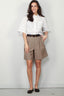 RÓHE - Shorts - Relaxed Tailored Shorts - Khaki - BYLOTTE