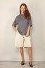 Rohe - T-Shirt - Oversized Soft Merino - Mid Grey Melange - BYLOTTE