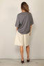 Rohe - T-Shirt - Oversized Soft Merino - Mid Grey Melange - BYLOTTE