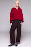 Johny - Sweater - Mellie Polo Long Sleeve - Burgundy