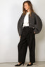 Rotate - Jacket - Boucle Short - Gray Pinstripe - BYLOTTE