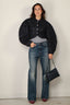 Rotate - Jacket - Boucle Short - Navy Blazer - BYLOTTE