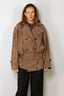 Rotate - Jacket - Oversize Suede - Morel - BYLOTTE