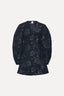 Rotate - Jurk - Jacquard Mini - Sky Captain - BYLOTTE