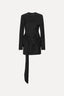 Rotate - Jurk - Mini Dress W/ Ls - Black - BYLOTTE