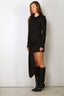 Rotate - Jurk - Mini Dress W/ Ls - Black - BYLOTTE